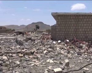 تدمير مدرسة في منطقة مرهبة1