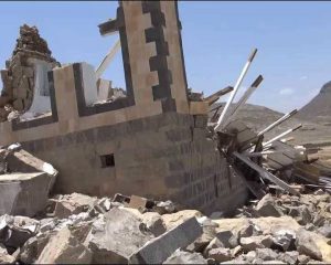 تدمير مدرسة في منطقة مرهبة2