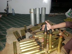 شحنة الاسلحة التي قبض عليها0