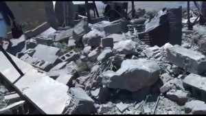 استهداف القشلة بعمران1